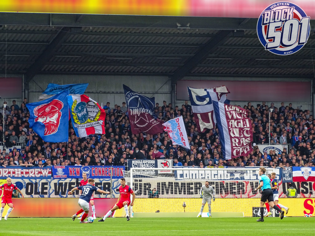 Kieler SV Holstein FC Hansa Rostock Block 501 Kieler SV Holstein FC Hansa Rostock Block 501